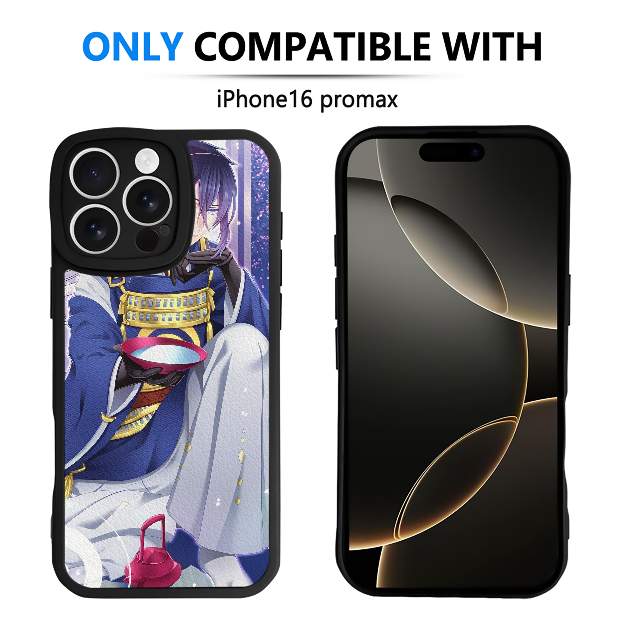 （画像用） 刀剣乱舞 Touken Ranbu 【iPhone 16シリーズ対応】シリコンスマホケース（レザー調） 材質：シリコン